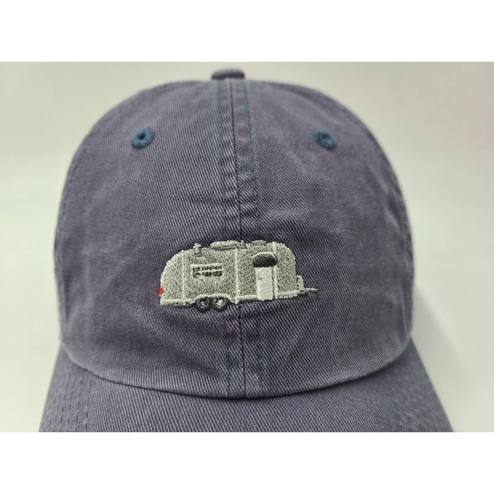 RV Camper Trailer American Needle Strapback Adjustable Hat Cap Men Women Blue‎ - Picture 4 of 15